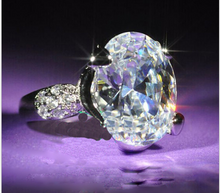 Load image into Gallery viewer, Silver Natural White Sapphire Ring