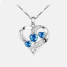 Load image into Gallery viewer, Heart-Shaped Amethyst Necklace/Pendant