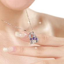 Load image into Gallery viewer, Heart-Shaped Amethyst Necklace/Pendant