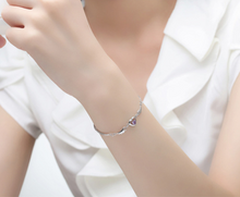 Load image into Gallery viewer, Sterling Silver Guardian Angel Bracelet