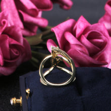 Load image into Gallery viewer, Unique Cross Design CZ Ring