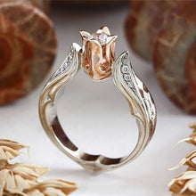 Load image into Gallery viewer, Distinctive Rose Flower Ring