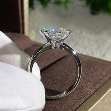 Load image into Gallery viewer, 4 Claw Square Stone Ring