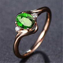 Load image into Gallery viewer, Adjustable Red Crystal Diamond Ring
