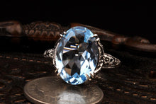 Load image into Gallery viewer, Charming Natural Water Sapphire Ring