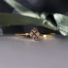Load image into Gallery viewer, Beautiful Four Heart Crystal Ring