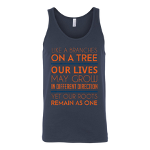 Load image into Gallery viewer, Like A Branches On A Tree Our Lives Grow In Different Direction Yet Our Roots Remain As One