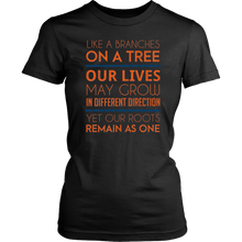 Load image into Gallery viewer, Like A Branches On A Tree Our Lives Grow In Different Direction Yet Our Roots Remain As One