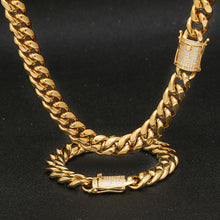 Load image into Gallery viewer, 18k/GP Stainless Steel Cuban Curb Link Chain