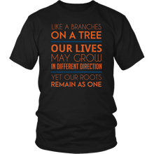 Load image into Gallery viewer, Like A Branches On A Tree Our Lives Grow In Different Direction Yet Our Roots Remain As One
