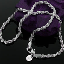 Load image into Gallery viewer, Adorable Twisted Chain Bracelet Necklace Set