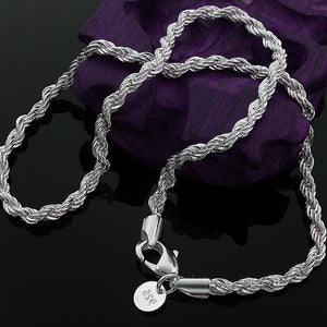 Adorable Twisted Chain Bracelet Necklace Set
