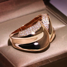 Load image into Gallery viewer, Unique Split Engagement Ring