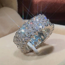 Load image into Gallery viewer, Elegant Sterling Silver Zircon Stone Ring