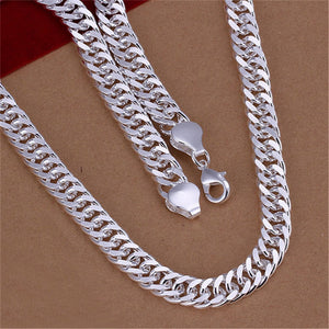 3mm Link Chain Necklace Bracelet Set