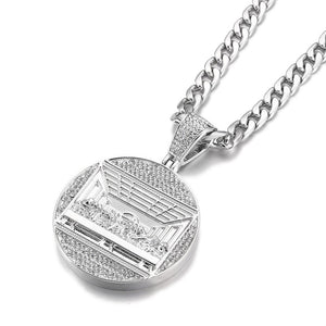 Last Supper Iced Out Zircon Necklace