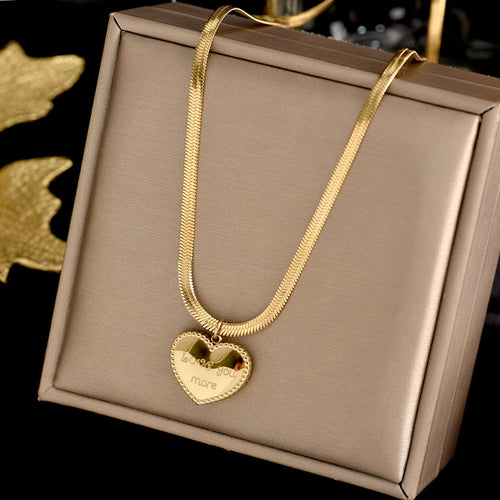 Adorable Heart Charm Necklace