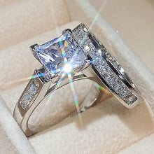 Load image into Gallery viewer, Luxury Square Zirconia Fashion Ring Set