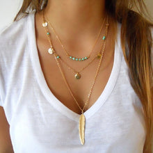 Load image into Gallery viewer, Multilayer Necklaces Women Simple Necklace Pendant Ornament Wedding Jewelry Fashion Minimalist Bijoux Simulated Pearls