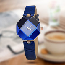 Load image into Gallery viewer, Geometry Crystal Leather Quartz