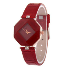 Load image into Gallery viewer, Geometry Crystal Leather Quartz