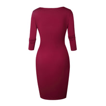 Load image into Gallery viewer, Low Cut Body-Con Dress