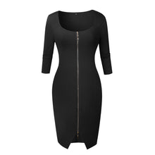 Load image into Gallery viewer, Low Cut Body-Con Dress