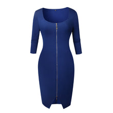 Load image into Gallery viewer, Low Cut Body-Con Dress