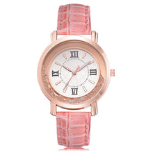Load image into Gallery viewer, Rhinestone Leather Wristwatch