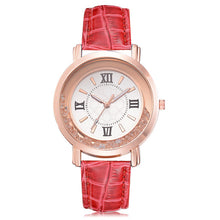 Load image into Gallery viewer, Rhinestone Leather Wristwatch