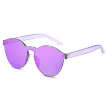 Load image into Gallery viewer, RTBOFY One Piece Rimless Sunglasses Transparent Candy Color Tinted Eyewear