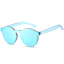 Load image into Gallery viewer, RTBOFY One Piece Rimless Sunglasses Transparent Candy Color Tinted Eyewear