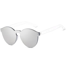 Load image into Gallery viewer, RTBOFY One Piece Rimless Sunglasses Transparent Candy Color Tinted Eyewear