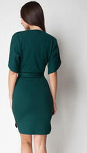 Load image into Gallery viewer, O-Neck Short Sleeve Knitted Dress
