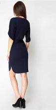 Load image into Gallery viewer, O-Neck Short Sleeve Knitted Dress