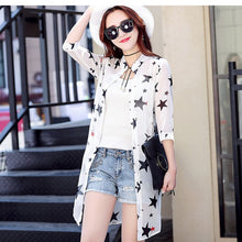 Load image into Gallery viewer, Long Shirts Printed Beach Cardigans