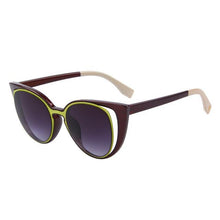 Load image into Gallery viewer, Retro Pierced Female Sunglasses