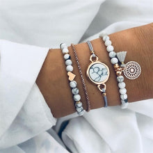 Load image into Gallery viewer, Shell Moon Bracelet Fashion Jewelry Set