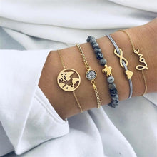 Load image into Gallery viewer, Shell Moon Bracelet Fashion Jewelry Set