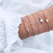 Load image into Gallery viewer, Shell Moon Bracelet Fashion Jewelry Set
