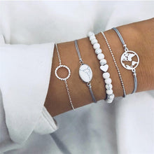 Load image into Gallery viewer, Shell Moon Bracelet Fashion Jewelry Set