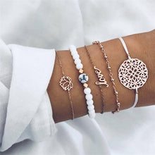 Load image into Gallery viewer, Shell Moon Bracelet Fashion Jewelry Set