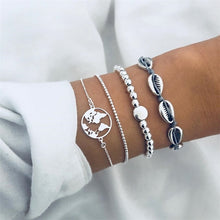 Load image into Gallery viewer, Shell Moon Bracelet Fashion Jewelry Set