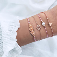 Load image into Gallery viewer, Shell Moon Bracelet Fashion Jewelry Set