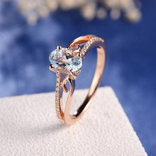 Load image into Gallery viewer, Unique Rose Oval Ring