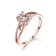 Load image into Gallery viewer, Unique Rose Oval Ring