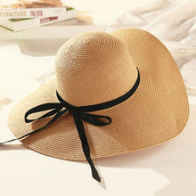 Load image into Gallery viewer, Round Top Straw Summer Hats