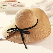 Load image into Gallery viewer, Round Top Straw Summer Hats