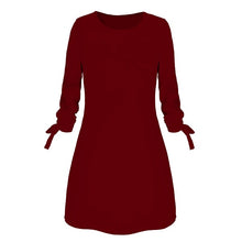 Load image into Gallery viewer, New Fashion Solid Color Office Dress