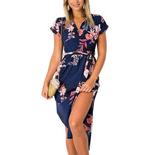 Load image into Gallery viewer, Geometric Print Mini Sundress with Belt